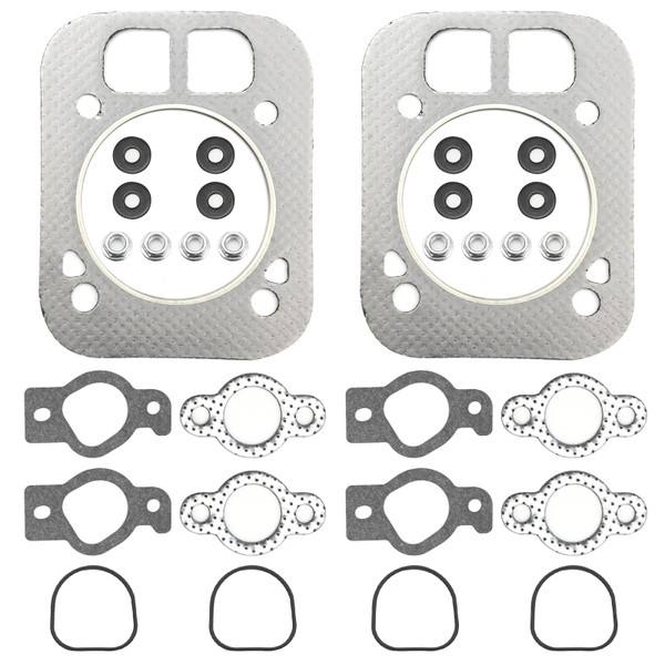Cylinder Head Gasket Kit for Kohler 24-841-04S, 24 841 03S, 24 041 37-S, 24 041 16, 24 041 32 Kohler CH25 CH730 CH740 CV25 Engine Head Gasket Kit (2-Pack)