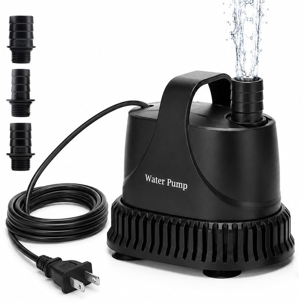 660 GPH Submersible Water Pump, Quiet Aquarium Pumps with 9.19ft High Lift
