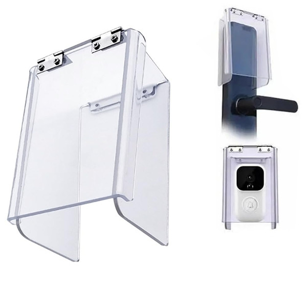 YJNBEST Weatherproof Flip-Cover for Smart Door Locks & Keypads - Universal Rain Shield for Access Control Keypads, Door Phones, and Intercom Systems(Y140 - Flip lid)
