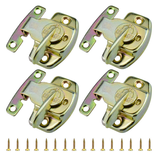 4Pcs Align-N-Lock Dining Table Locks, Heavy Duty Metal Spring