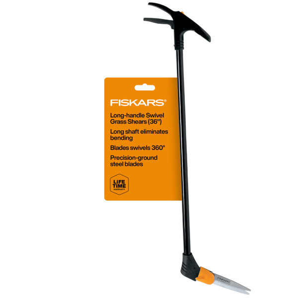 Fiskars 36" Grass Shears, Plant & Grass Cutting Scissors for Lawn & Garden