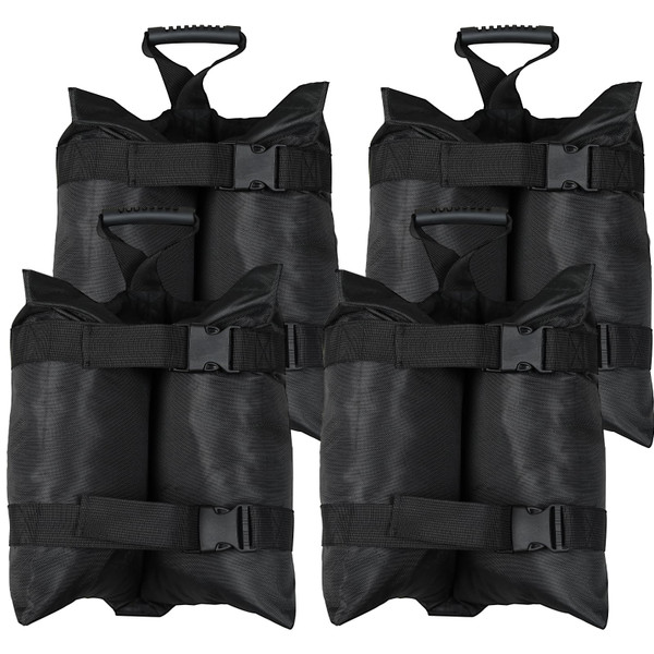 160 LBS Canopy Weights Sand Bags Set of 4 (No Sand)