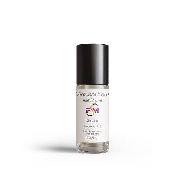 China Rain Fragrance Oil - 1 Fl Oz Glass Roll On (30ml)