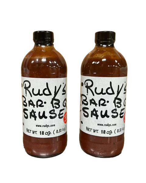 Rudy's Bar-B-Q Sause 18oz Glass Bottle (Original)
