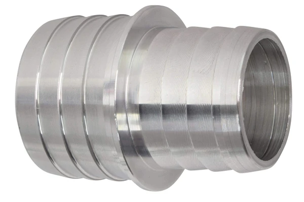 ICT Billet 1-1/4" to 1-1/2" Inch Hose Barb Splice Coupler Repair Reducer Fitting Adapter Connector Radiator Coolant Intercooler Heat Exchanger Fluid Manufactured in USA Aluminum AN627-21A