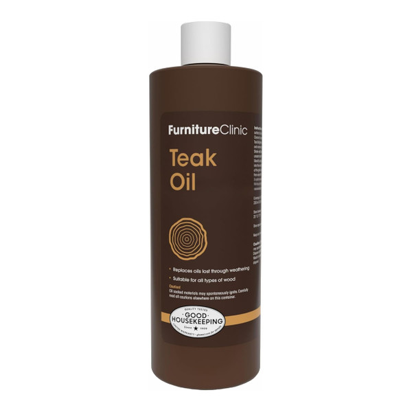 Furniture Clinic Teak Oil, Protects Indoor & Outdoor Wood Furniture