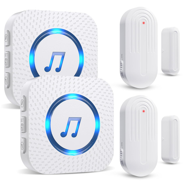 SanJie Door Chime Alarm When Open for Kids Safety, Home and Business