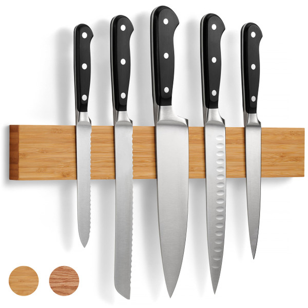 LARHN Magnetic Knife Holder for Wall, 16″ - Powerful Knife Magnetic Strip