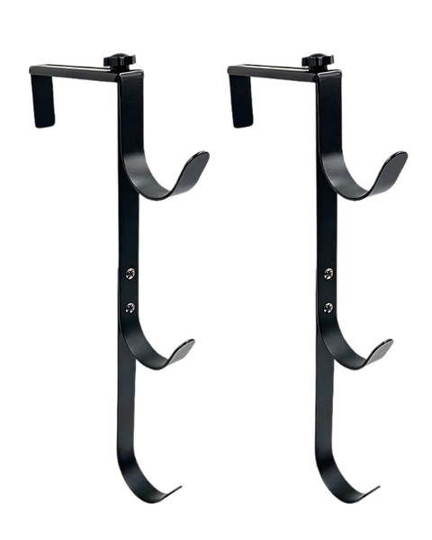 JZLiner Heavy Duty Pool Fence Hooks 2pcs Pool Accessories Organizer Hanger for Poles Skimmers Vacuum Hose Easy Install on Fence