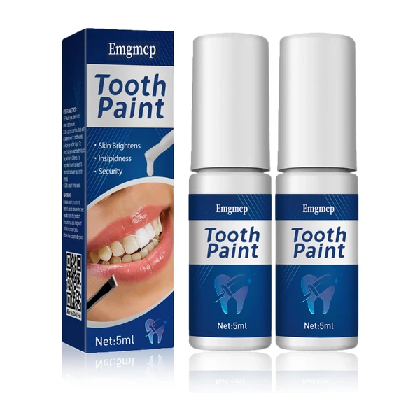 Instant White Tooth Paint - Gentle & Safe Teeth Whitening Tooth Paint, Quick & Simple to Use, Portable, Long-Lasting for a Confident Smile (1pc)