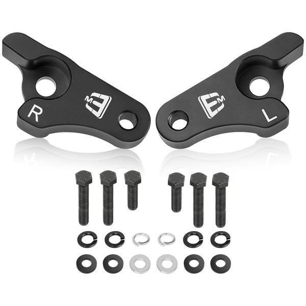 Eumti 2 Inch Lowering Links Blocks Kit Motorcycle Rear Slam Lowering Block Drop Kit for 2002-2026 Harley Touring Road King Street/Electra Glide Ultra Limited