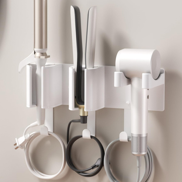 HAVICATO Hair Tool Organizer Wall Mount, Hair Dryer & Curling Iron Storage
