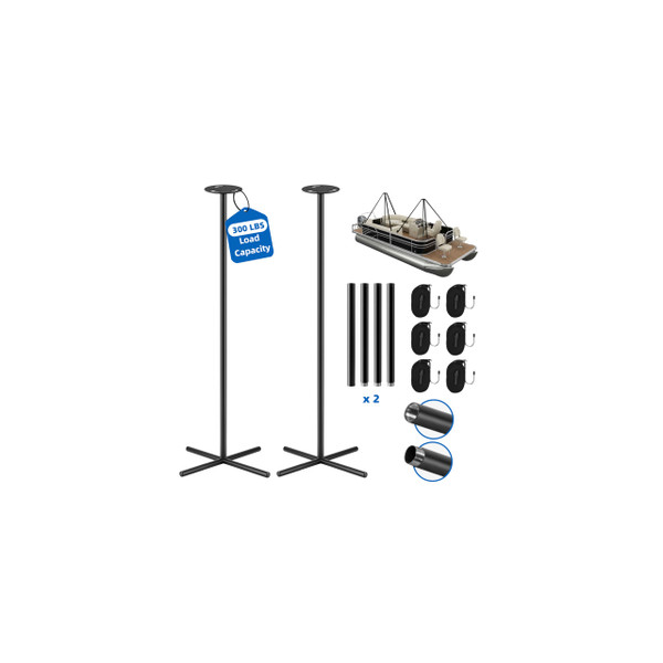 Boat Cover Support Poles, Heavy Duty 25"-62" Sectional Adjustable (2 Pack)