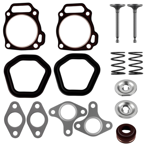 TNJPSEK Predator 420 Cylinder Head Gasket, Valve Spring Replacement Compatible with 389cc 420cc 459cc 13HP 16HP 18HP GX240 GX270 GX340 GX390 Mini Bike Go Kart ATV Racing Engine Performance Parts