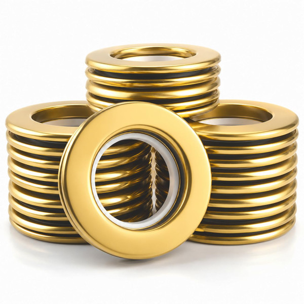 Stainless Steel Curtain Grommets Kit Eyelet Rings Round Metal Rings Metal Curtain Eyelet Inner Diameter 1-9/16 inch Roman Ring Drapery Grommet Curtains Set of 24 (24, Golden)