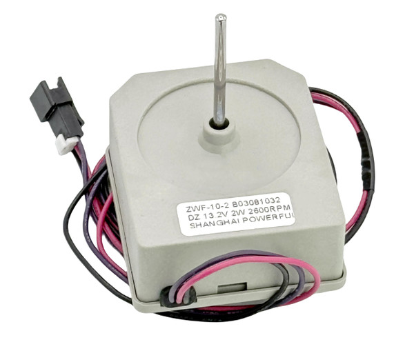 ZWF-10-2 B03081032 Replacement DC Motor Fan,DC13.2V 2W Evaporator Fan Motor Blower Motor Compatible with MeiLing&Ronshen Double Door Refrigerator 2 Year Warranty