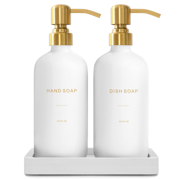 Prus Waso Gold Soap Dispenser Set