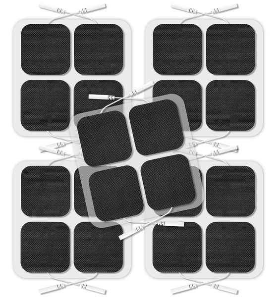 NURSAL TENS Unit Replacement Pads 20 Pcs, Upgraded Self-Stick, 2"x2"