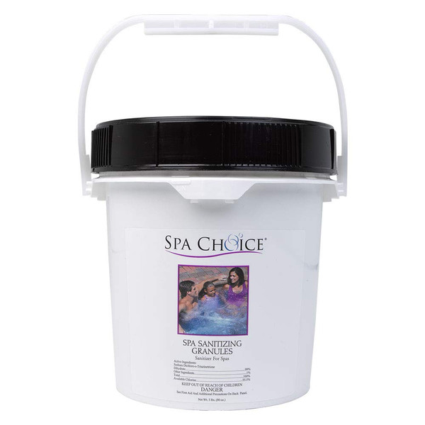 SpaChoice 5-Pounds Premium Spa Sanitizing Chlorine Granules for Hot Tub