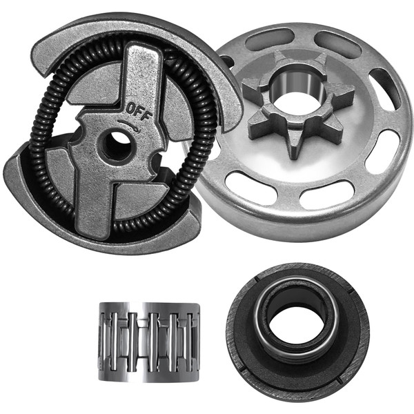 Yutacorex 435 Chainsaw .325" -7T Clutch Drum Bell Rim Sprocket Bearing Kit For Husqvarna 435 435E 440 440E Chainsaw, For Jonsered CS2240, CS2240S