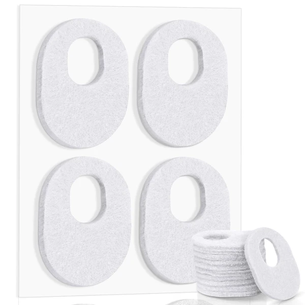 WILLBOND 48 Pack Callus Pads, 1/8" Thick Oval Corn Pads,1/8Inch,White