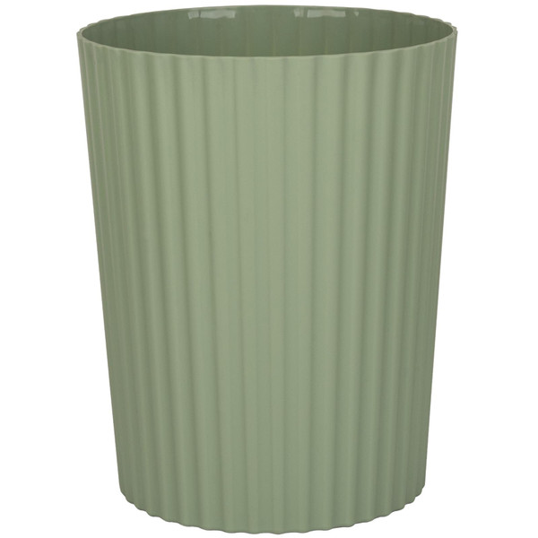JiatuA Small Bathroom Trash Can Plastic Wastebasket Garbage Can Green