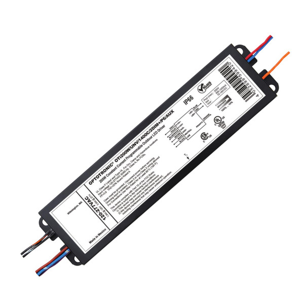 eldoLED | 58056 * 2743Y5 OTi200W/UNV/1400C/2DIM+/P6/AUX OPTOTRONIC LED Driver - 200W 1050mA Aux-Port