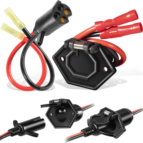 8M4000953 8M4000954 Trolling Motor Guide Power Plug and Receptacle Set