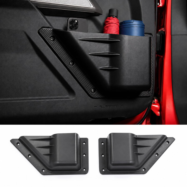 Mabett Front Door Pockets Storage Set for 2021-2026 Ford Bronco Accessories