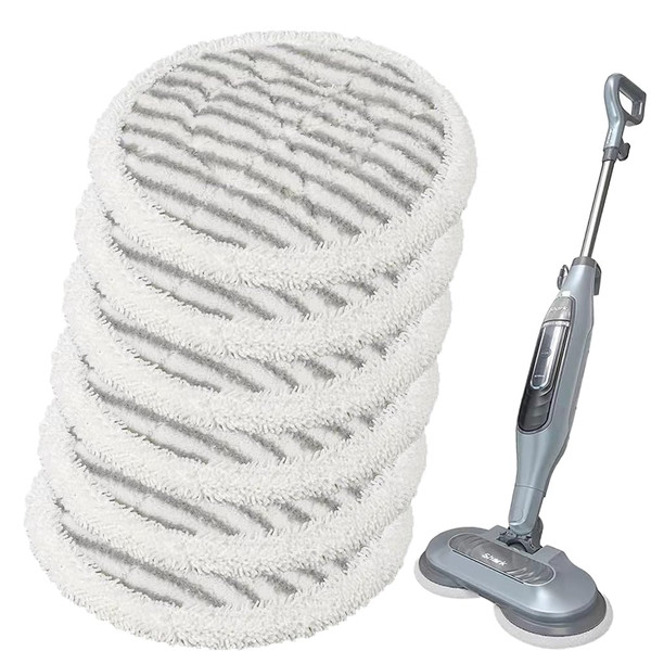 Replacement Steam Mop Pads for Shark Steam Mop Pads Compatible with Shark S7000AMZ S7000 S7001 S7001TGT S7000 Series Steam & Scrub All-in-One Hard Floor Steam Mop (6-PACK)