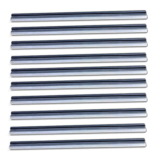 FOXBC 3-1/4 Inch Planer Blades, 10 Pack 82mm Planer Blades Replacement for Bosch, Makita, DeWalt, Wen 6530, Ryobi, Craftsman and More 3-1/4 Hand Portable Planers (HSS)