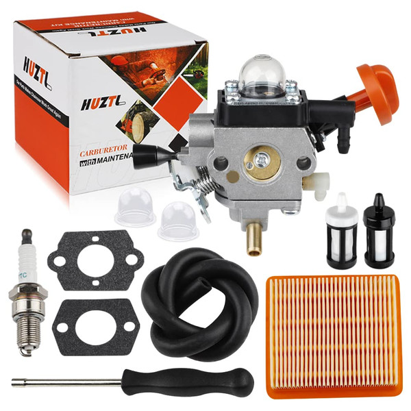 HUZTL 4180-120-0615 Carburetor for Stihl FS 91 R FC91 FS111 FC111 KM91R KM111R HT102 FC96 Trimmer Brushcutter with Air Filter Kit