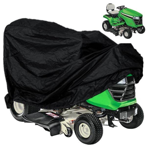 LP93647 Heavy Riding Lawn Mower Cover Compatible with John Deere X300 - X700 Series Riding Mowers 330D Oxford Fabric Rain Protector from Dust Dirt Snow Rain Sun Rays Supply