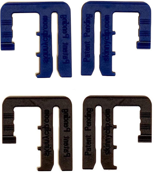 Skinny Clip Waistband Tightener for Women & Men - Replace Belts - Hold Up Your Pants - Waist Cinch Clip - 4 Pack