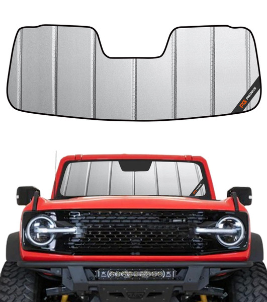 Pigenius Sun Shade for Ford Bronco 2021-2026 Windshield Sunshade - Safeguard