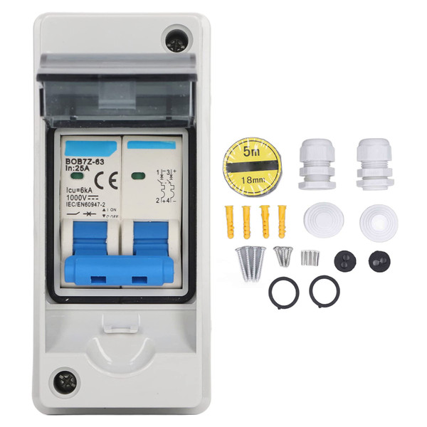 1000V 25A DC Disconnect Switch, IP65 Solar PV Isolator