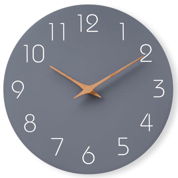 Mosewa Large Wall Clock 16" Modern Silent Non-Ticking Battery Operated