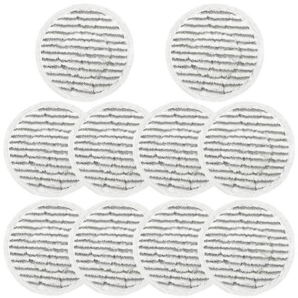 10 Pack S7001 Pads Replacement Steam Mop Pads for Shark S7001 S8201 S7000AMZ S8001 S7000 S7001TGT S7201 S7005 S7020 Series Steam Mop Pads Steam & Scrub All-in-One Scrubbing Mop Pads Part #: XKITP7000