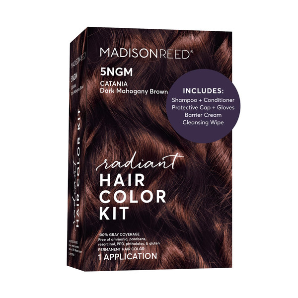 Madison Reed Radiant Hair Color Kit, 5NGM Dark Cinnamon Brown, 1 Pack