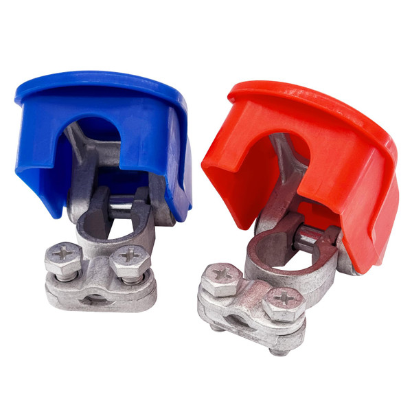 Ampper Brass Heavy Duty Quick Release Top Post Battery Terminal Connectors