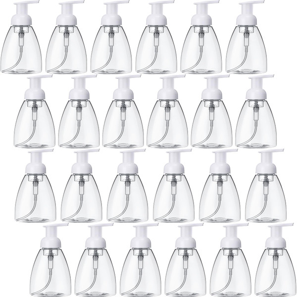 eBoot 24 Pcs 10 oz Foaming Soap Dispenser Foam Pump Bottle Empty Plastic