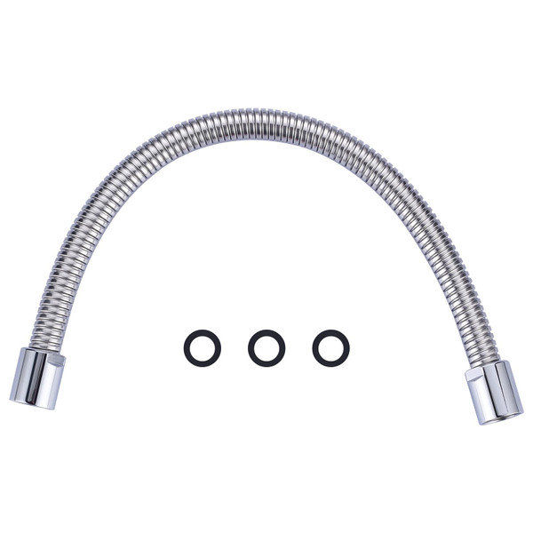 iVIGA 18.5" Commercial Sink Faucet Sprayer Hose, Pre-rinse Sprayer Hose for Commercial Kitchen Sink Faucet, 18.5 Inch Stainless Steel Flexible Hose Replacement Kit for Restaurant Industrial Dishwasher