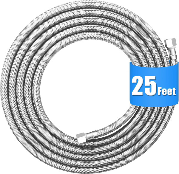 Refrigerator Water Line - 25FT,Foodgrade PEX Inner Hose for Fridge IceMaker