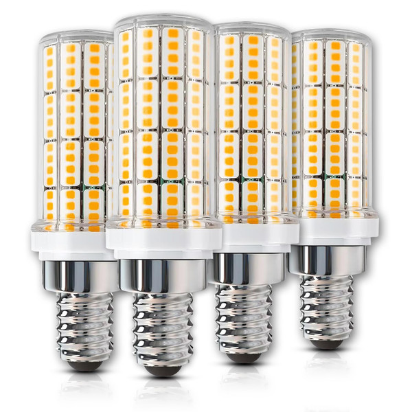 E12 LED Candelabra Light Bulbs, 200W Equivalent Chandelier Bulbs, 3000K Daylight White Non-Dimmable E12 LEDs Bulbs, 20W LED Light Bulb for Chandeliers, Ceiling Fan, Pendant, Wall sconces, Pack of 4