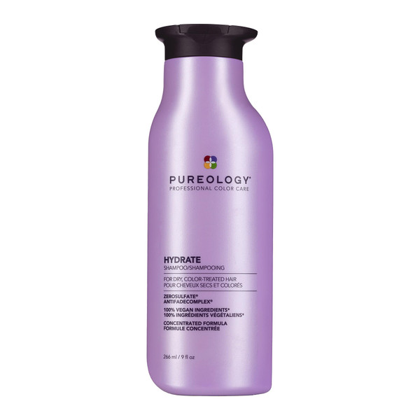 Pureology Hydrate Shampoo – Moisturizes & Nourishes Dry Hair, 9 fl oz