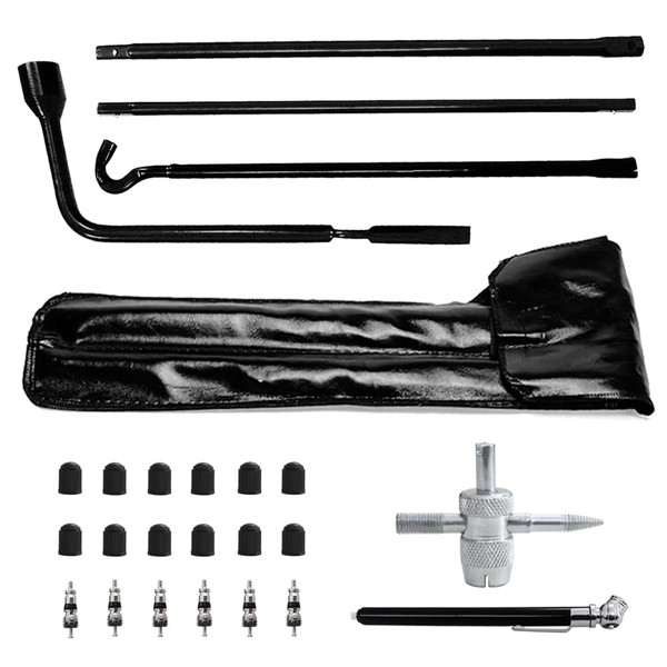Spare Tire Removal Tool Kit Tire Lug Wrench Fit for Toyota Tacoma Tundra