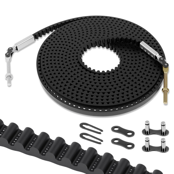 LONGSURE 39354R.S 7 Ft High Garage Door Belt 223.7" Fit for Genie Opener