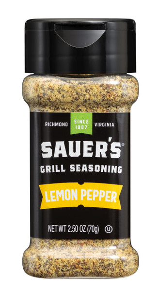 Sauer's Lemon Pepper Seasoning, 2.50 Ounce (Pack of 1)