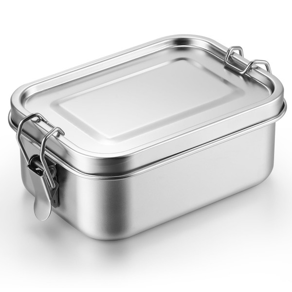 Umigy Stainless Steel Food Containers, 1400ml, Divided, 1 Pcs