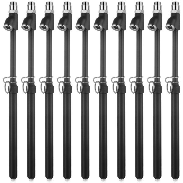 Tallew 10 Pack Truck Tire Pressure Gauge, Range 10-150 Psi, Black